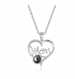 Love Mom Necklace